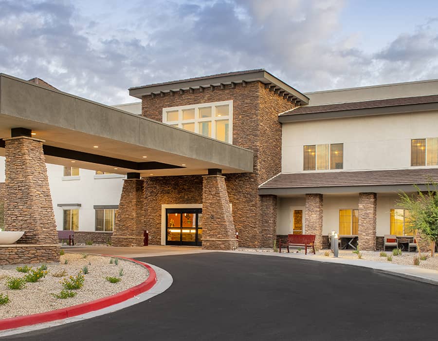 ACOYA Mesa Entrance - Assisted Living in Mesa Arizona